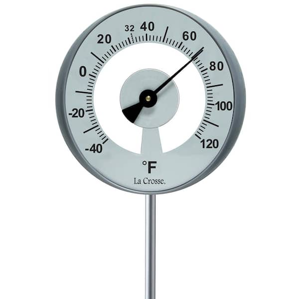 La Crosse Technology Large round Garden Analog Thermometer