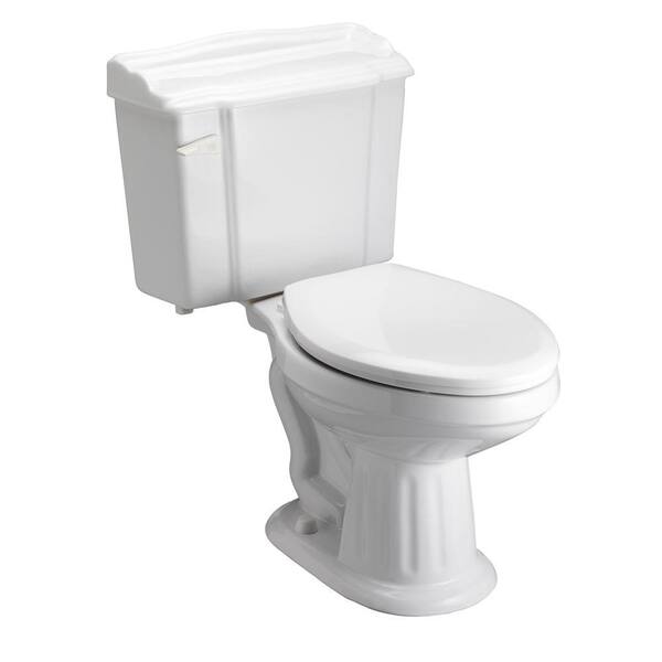 Pegasus Victoria 2-Piece 1.6 GPF Elongated Toilet in White-DISCONTINUED