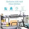 Have a question about TOOLKISS 40.5 in. Black Stainless Steel Standing Wide  Over Sink Dish Drying Rack? - Pg 1 - The Home Depot