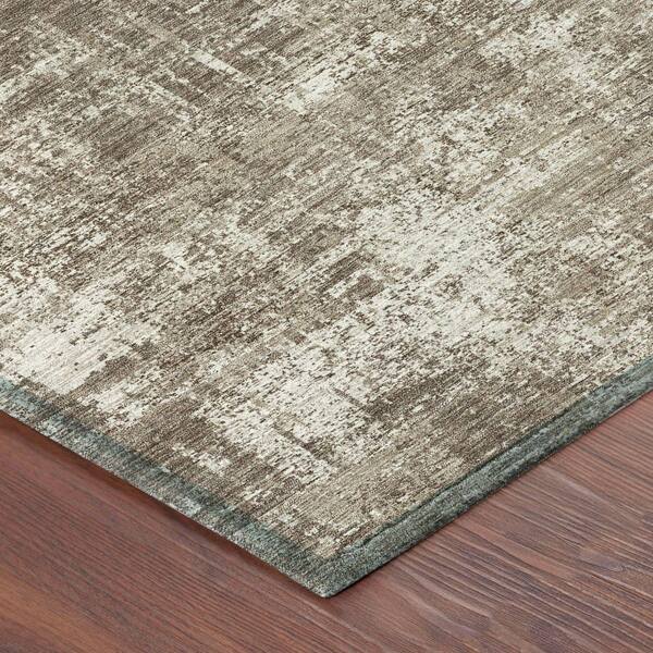 Chantille Machine Washable Indoor/Outdoor Abstract ACN2693 Brown 10 ft. x 14 ft. Area Rug