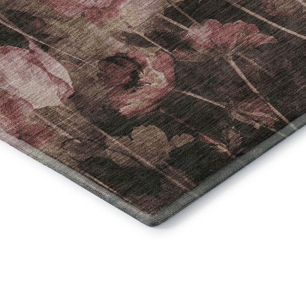 Mayfield Premium Machine Washable Abstract AMF992 Taupe 5 ft. x 7 ft. 6 in. Area Rug