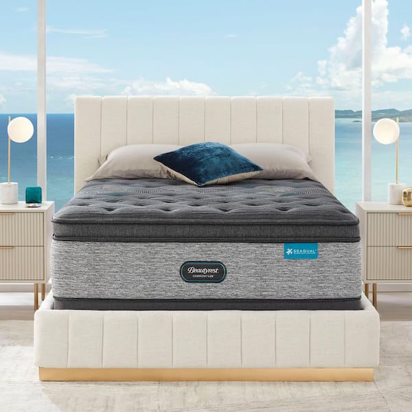 Beautyrest Diamond Series Medium Pillow Top 17.25 in. Mattress Foundation Set