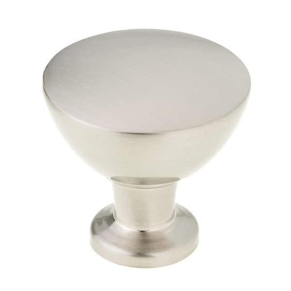 Richelieu Hardware Acadia Collection 1-5/16 in. (34 mm) Brushed Nickel Contemporary Cabinet Knob