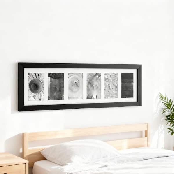 COLLAGE GALLARDAGUILLERMO ブラック トップス Fサイズ 6 Opening 4 in. x 6 in. Black Wood Collage Frame for Wall