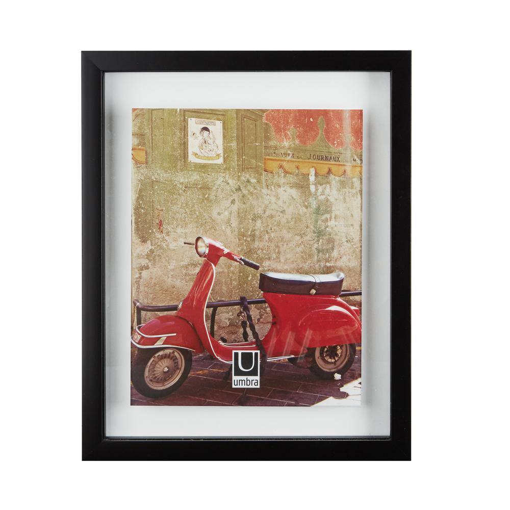 Classic Black Wood Floating Wall Frame for Certificates