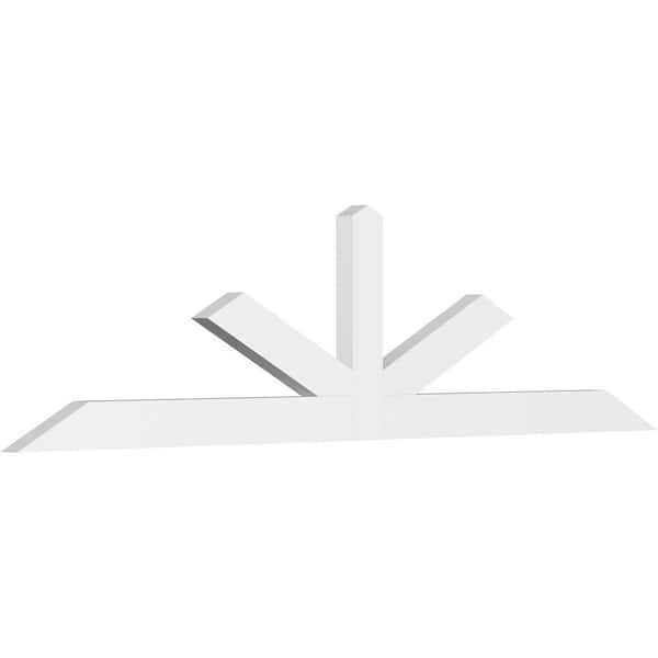 Ekena Millwork Saratoga 84 in. W x 21 in. H x 2 in. D Signature Polyurethane Bracket