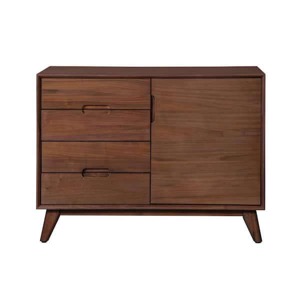 Nyhus Afton 42 in. W x 18 in. D x 31.5 in. H Solid Wood Walnut 2-Section Sideboard