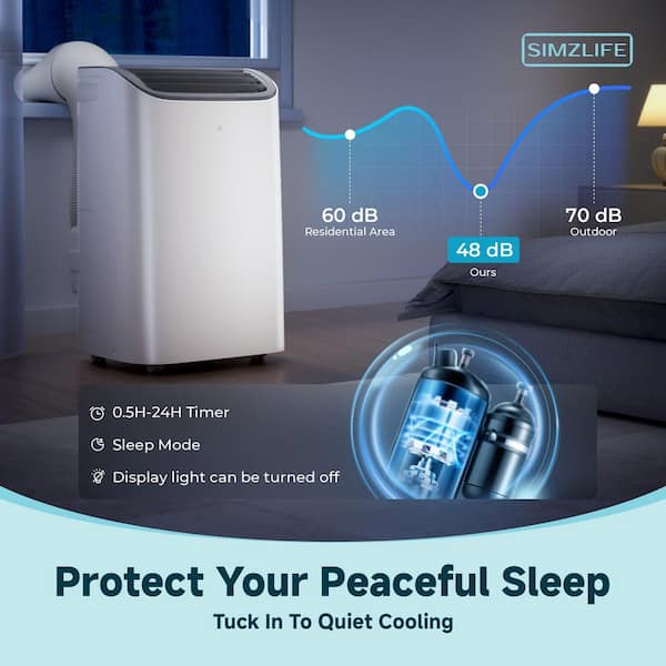 SIMZLIFE 10000 (DOE) BTU 550 sq. ft. Portable Air