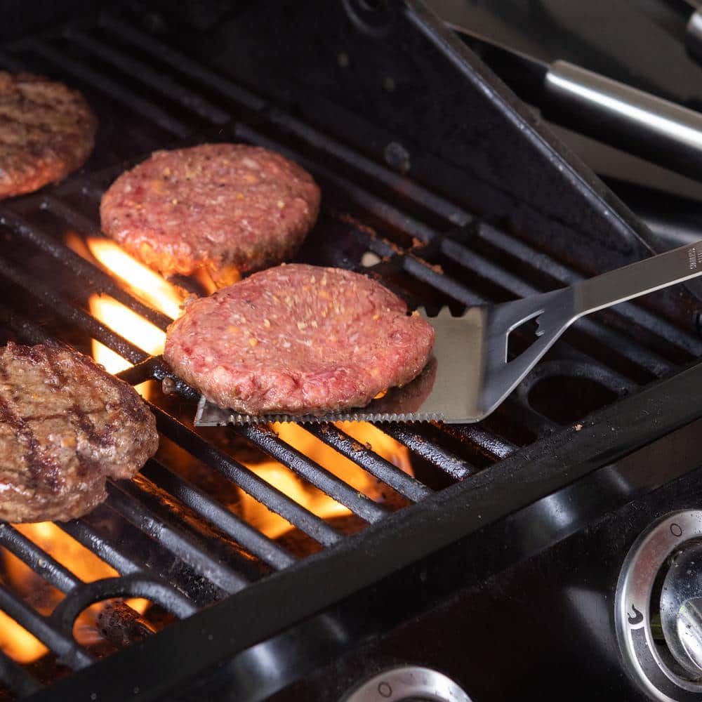 16-Piece Stainless Steel BBQ Grill Tool Set with Aluminum Case