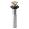 KOHLER Bathroom Sink Grid Drain without Overflow in Vibrant French Gold ...
