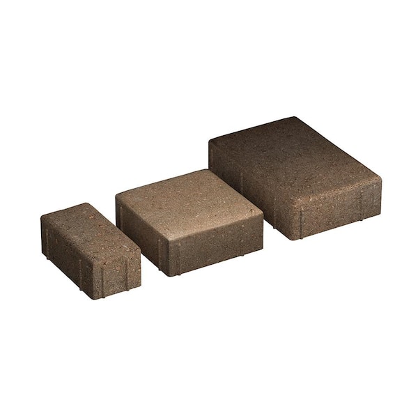 BELGARD Cambridge Cobble 3-Piece 15.75 in. x 15.75 in. x 2.25 in. Danville Beige Concrete Paver (480-Piece/120 sq. ft./Pallet)