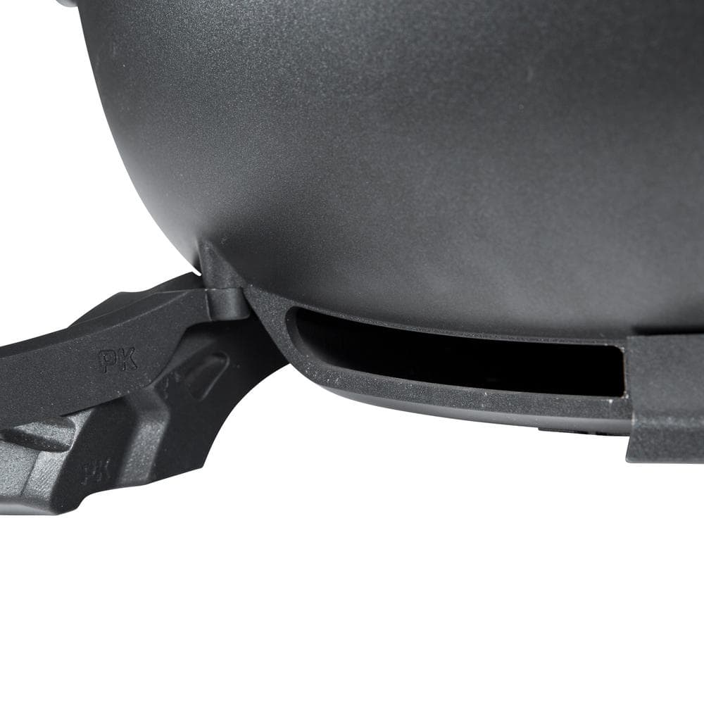 PKGO Silver Charcoal Grill and Smoker with Porcelain Coated Cast Iron Grates