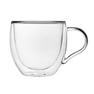 TDC USA 16 Oz Glass Coffee Mug