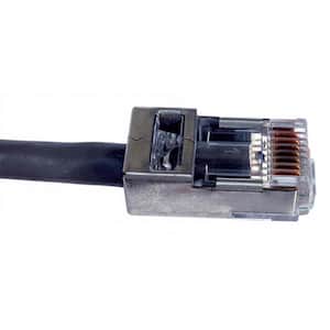 Shielded EZ-RJ45 Connector for Cat5e and Cat6 with Internal Ground (50 per Bag)