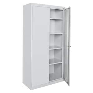 72” Tall Steel Wardrobe Storage Closet Cabinet Clothes Organizer