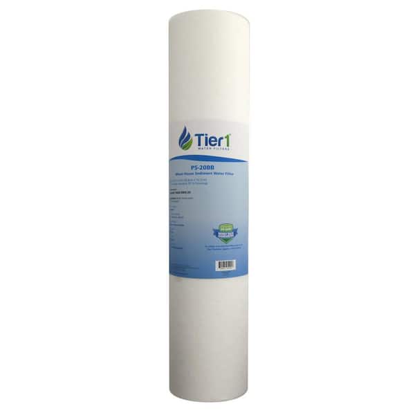 Tier1 Replacement for DGD-5005-20, SDC-45-2005 5 Micron 20 x 4.5 Spun Wound Polypropylene Sediment Water Filter Cartridge