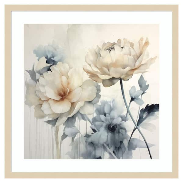 Amanti Art Blooms of Inspiration II by Lazar studio 1 Piece Framed Giclee Nature Art Print 25 in. x 25 in.