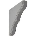 1-3/4 in. x 10 in. x 10 in. Pebble Grey Stratford Wood Vintage Decor Bracket