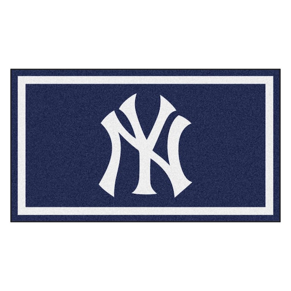 FANMATS MLB - New York Yankees 3 Ft. X 5 Ft. Ultra Plush Area Rug 19813 ...