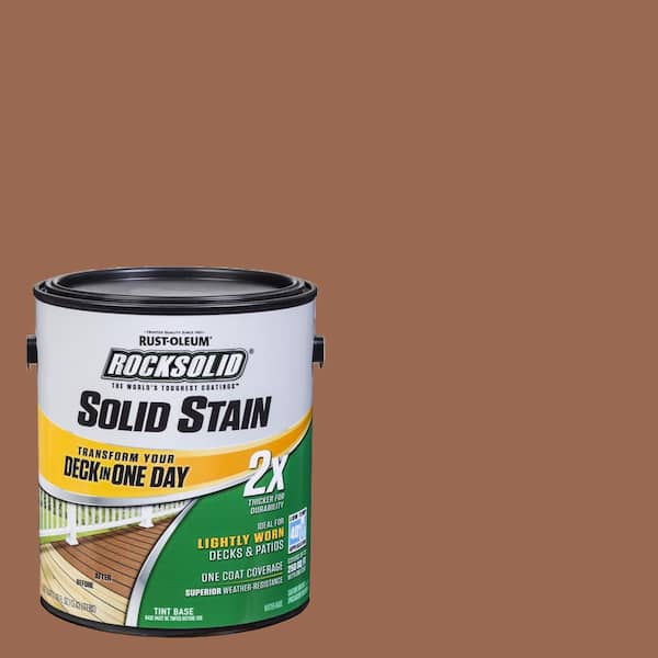 1 gal. Redwood Exterior 2X Solid Stain