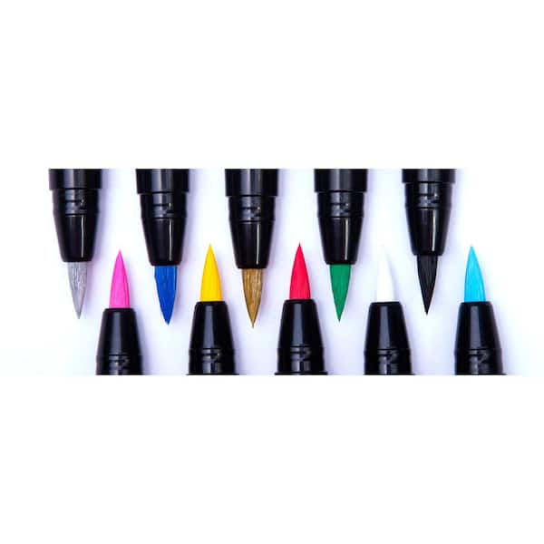 Posca Brush Tip Marker Pen - PCF 350 Black - Live in Colors