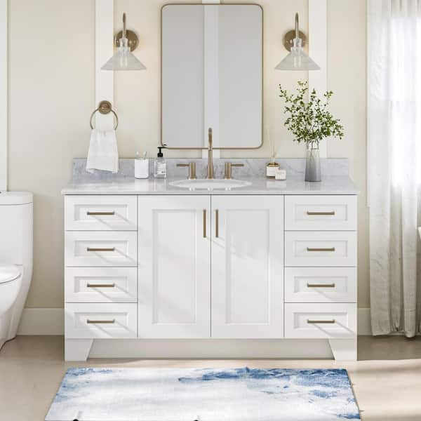 ARIEL Taylor 61 in. W x 22 in. D x 35.25 in. H Freestanding Bath Vanity ...