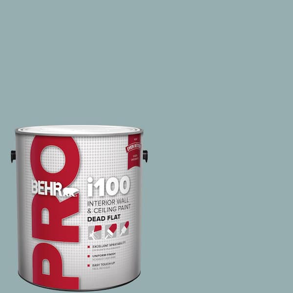 BEHR PRO 1 gal. #ICC-66 Quiet Moment Dead Flat Interior Paint