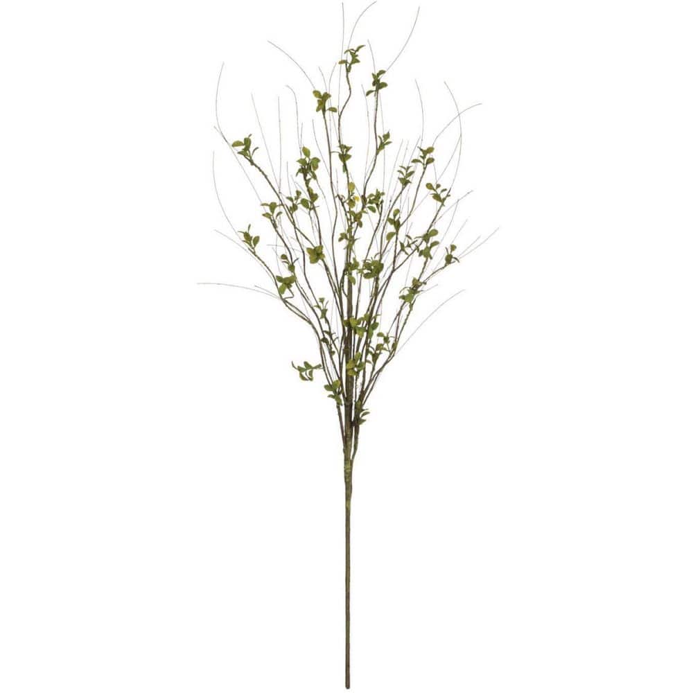 Artificial 48 in. Green Leafy Foliage Spray