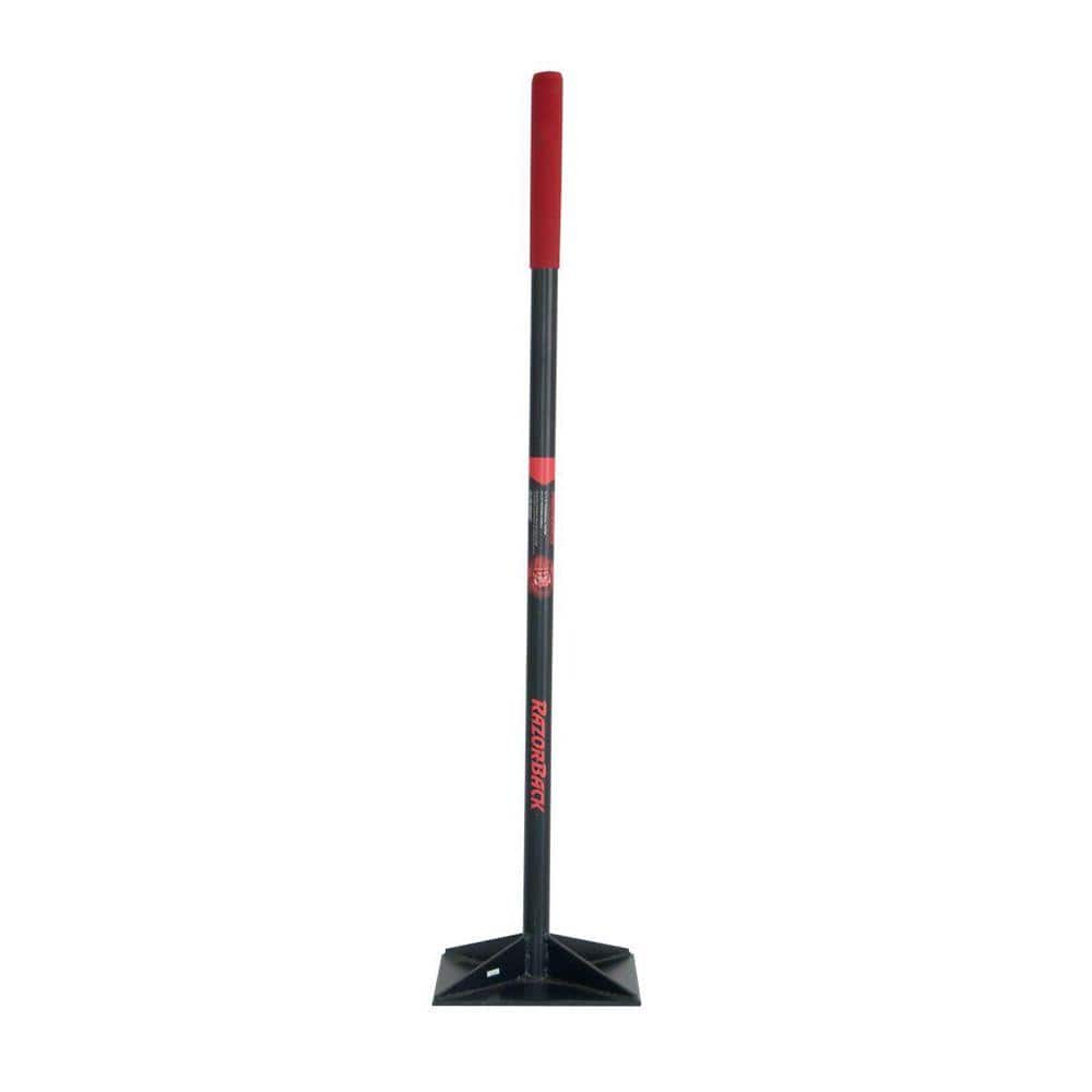 Razor-Back 10 in. x 10 in. Steel Tamper 2233700 - The Home Depot