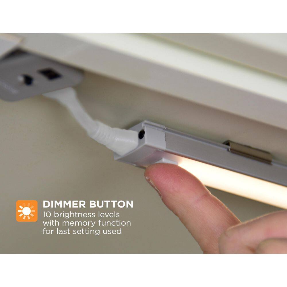Warm White 24-Inch LED Under-Cabinet Light Bar
