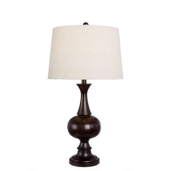 Fangio Lighting 30 in. Oil-Rubbed Bronze Metal Table Lamp