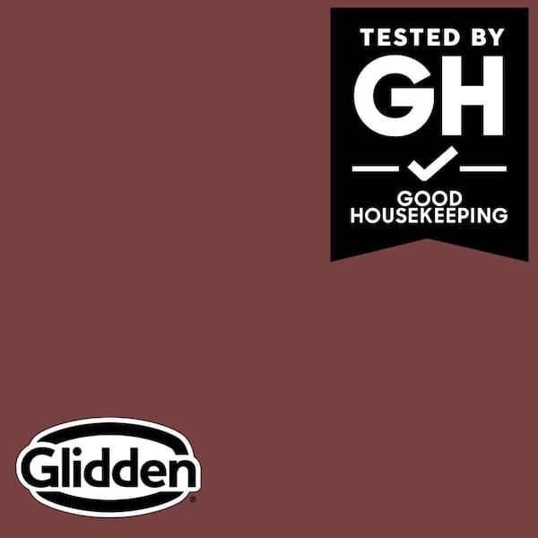 Glidden Premium 1 gal. PPG1055-7 Bordeaux Flat Interior Latex Paint