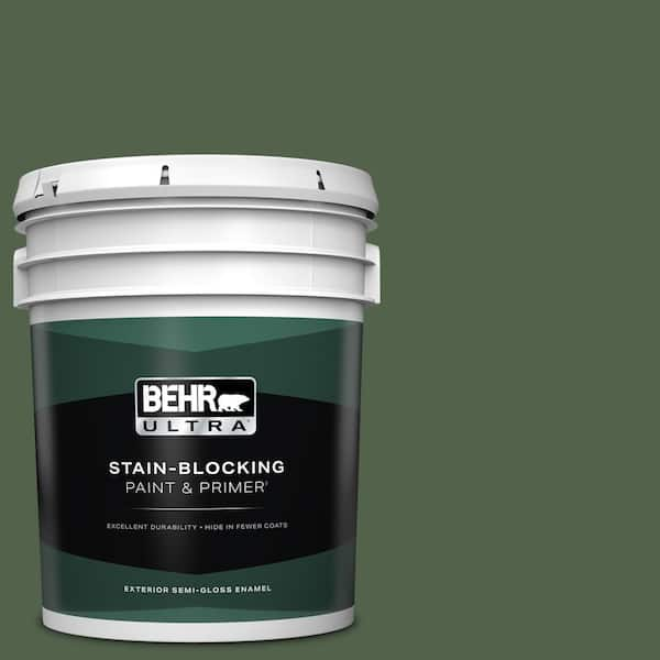 BEHR ULTRA 5 gal. #PPF-44 Nature Surrounds Semi-Gloss Enamel Exterior Paint & Primer