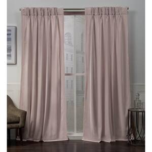 Editex Home Textiles Elaine Lined Pinch Pleated Window Curtain 96 by 84-Inch Purple