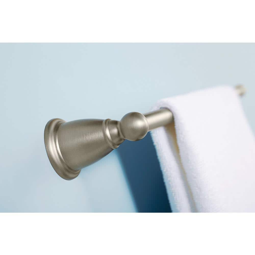Brushed Nickel 24-Inch Wall Mounted Towel Bar