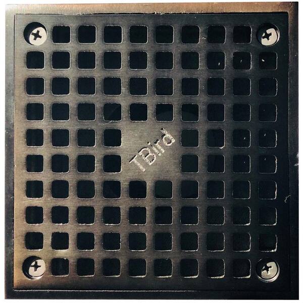 Thunderbird Products, Inc. 5 in. x 5 in. Square Oil Rubbed Bronze Grate