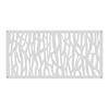 Barrette Outdoor Living 2 ft. x 4 ft. Sprig White Polypropylene Decorative Screen Panel 73004790