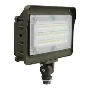 WYZM 50 Watt 120 Degree Bronze Outdoor Integrated LED Flood Light