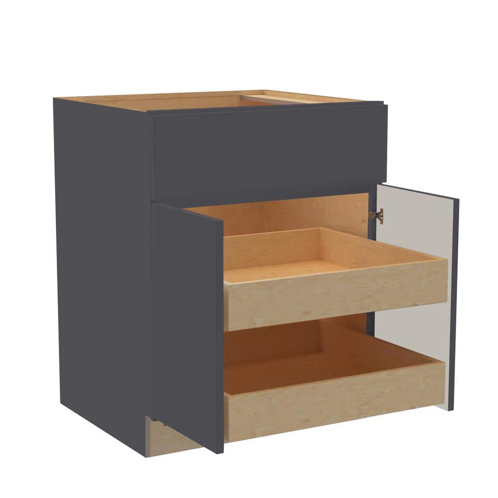 Hargrove 24 in. W x 24 in. D x 34.5 in. H Assembled Plywood Base Kitchen Ca