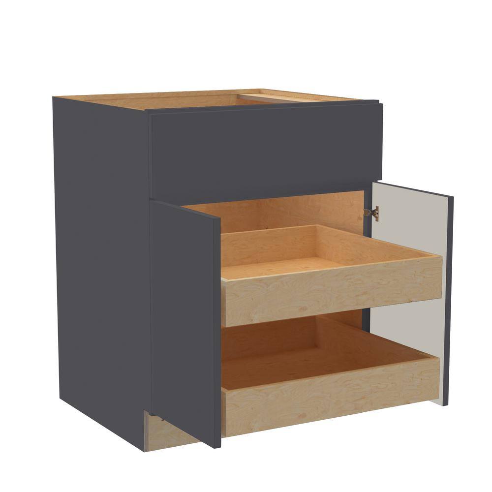 Hargrove 27 in. W x 24 in. D x 34.5 in. H Assembled Plywood Base Kitchen Ca