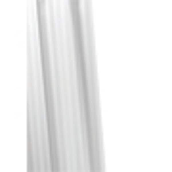Croydex 70-7/8 in. Stripe Shower Curtain in White