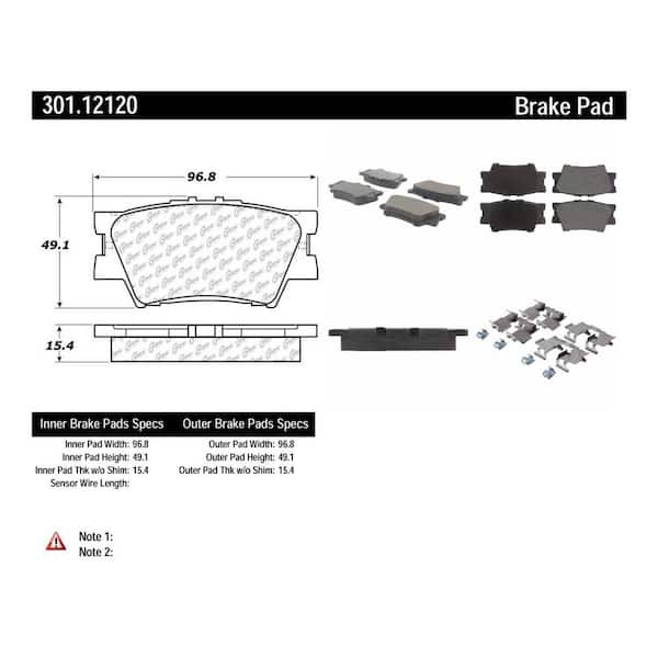 Centric Parts Disc Brake Pad Set