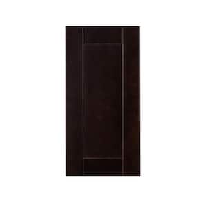 Anchester Assembled 9 in. x 30 in. x 12 in. Wall Cabinet with 1 Door 2 Shelves in Dark Espresso