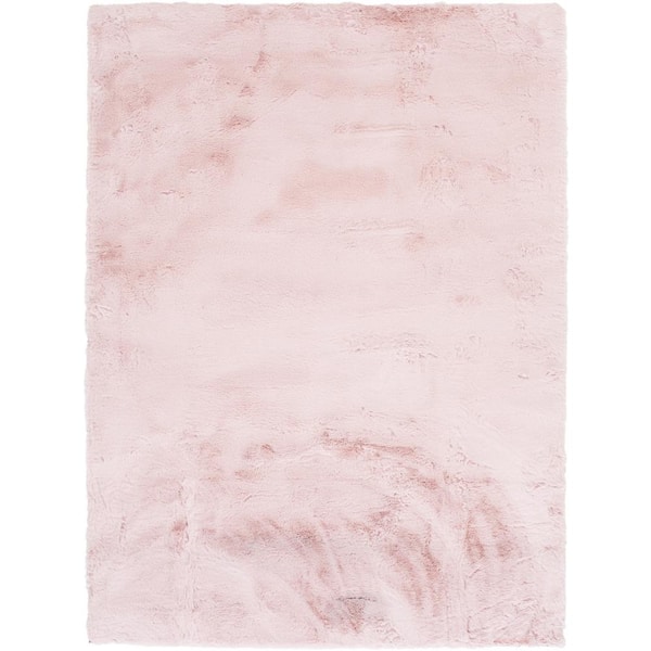 Home Decorators Collection Piper Dusty Rose 5 ft. x 7 ft. Solid Polyester Area Rug