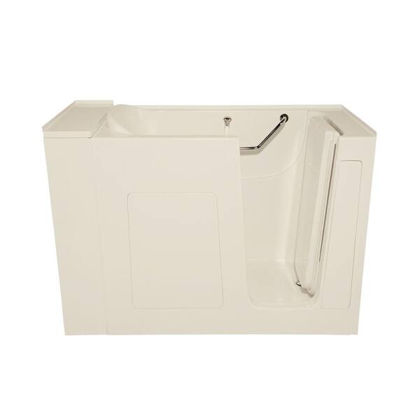 Hydro Systems Studio Lifestyle 4.3 ft. Walk-In Air Bath Tub with Left Hand Drain in Biscuit