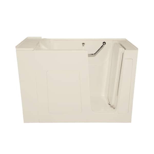 Hydro Systems Studio Lifestyle 4.3 ft. Walk-In Right Drain Soaking Tub in Biscuit