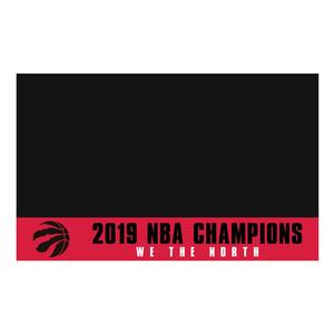Toronto Raptors 2019 NBA Finals Champions 42 in. Vinyl Grill Mat