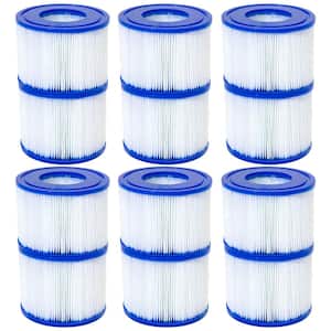 SaluSpa Type VI Inflatable Hot tub Replacement Filter Cartridge (6 Pack)