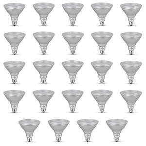 90-Watt Equivalent PAR38 Dimmable CEC Title 20 Outdoor 90+ E26 Medium FLood LED Light Bulb, Bright White 3000K (24-Pack)