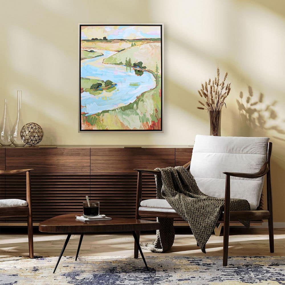Modern Flow 1 Piece Framed Giclee Abstract Art Print 36 in. x 28 in. price history on PriceWatchPro